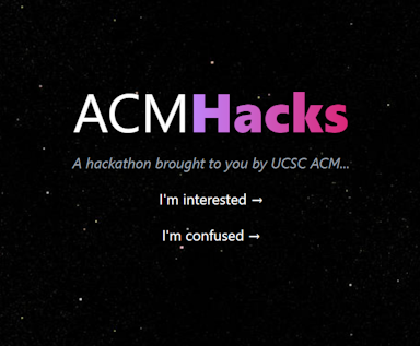 ACM Hackathon